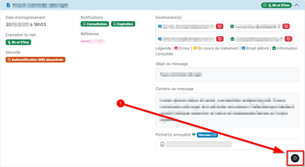 Désactiver un lien et supprimer les données associées